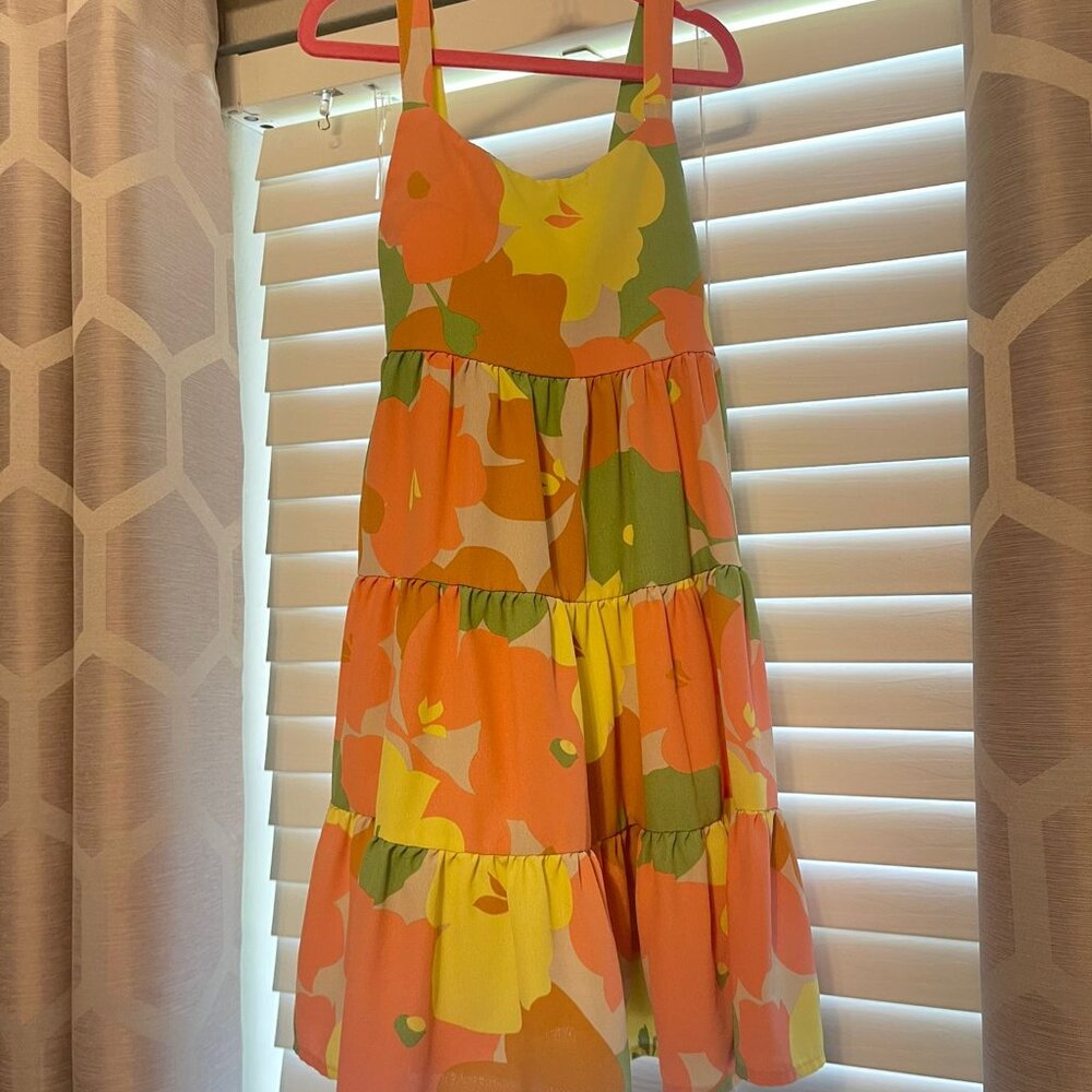 Girls Floral Dress, size 5